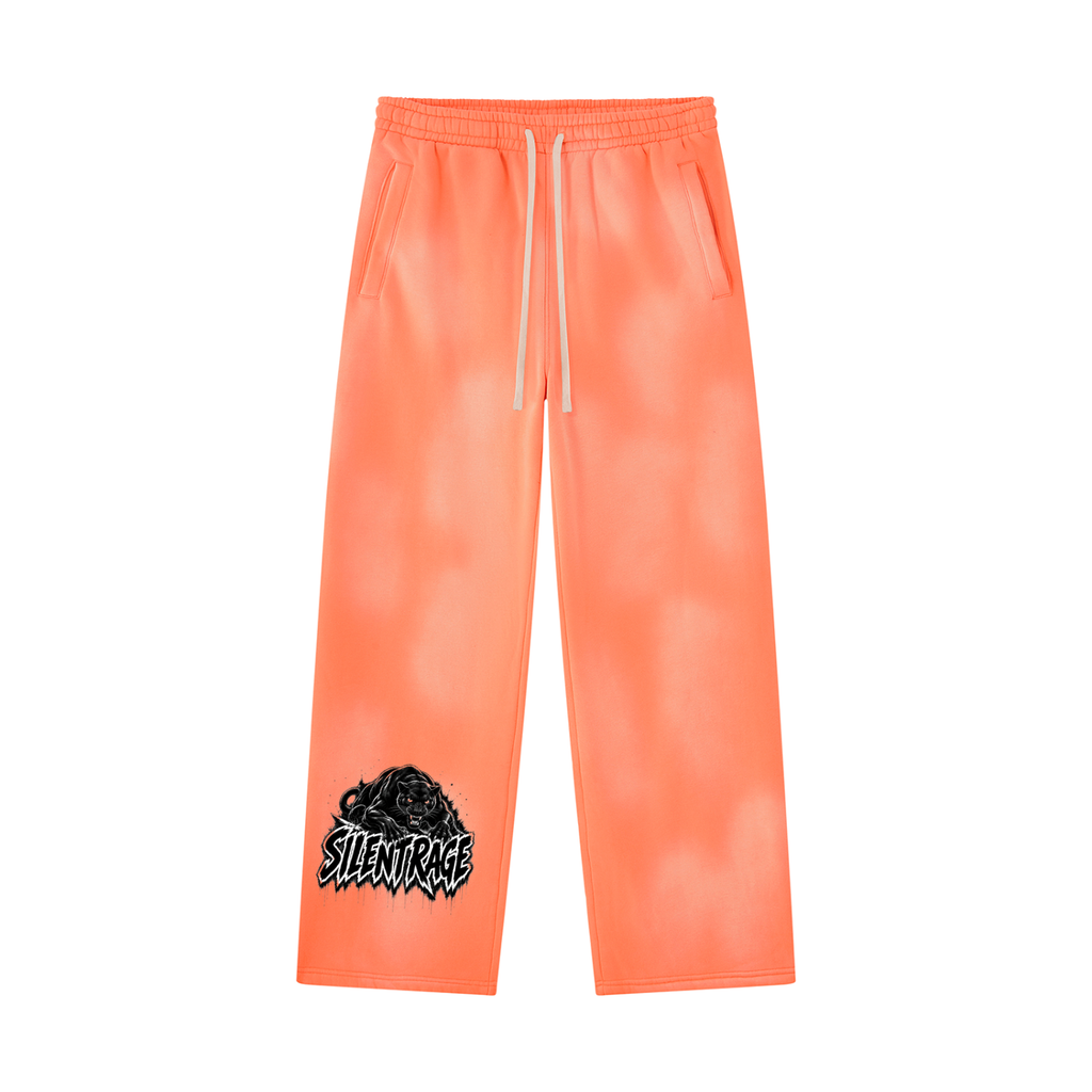 Unisex Sunfade Wide Leg Fleece Sweatpants