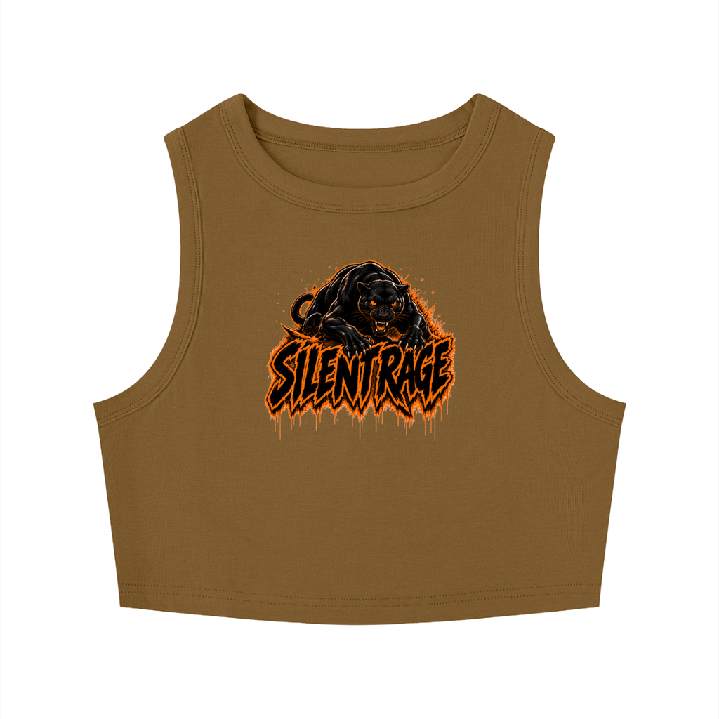 Women's Tight Crewneck Crop Tank Top